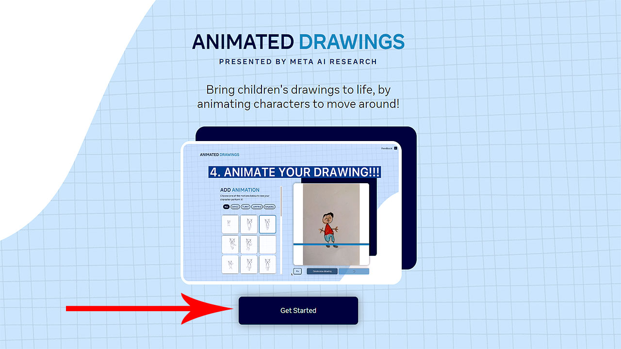 ANIMATED DRAWINGS home page